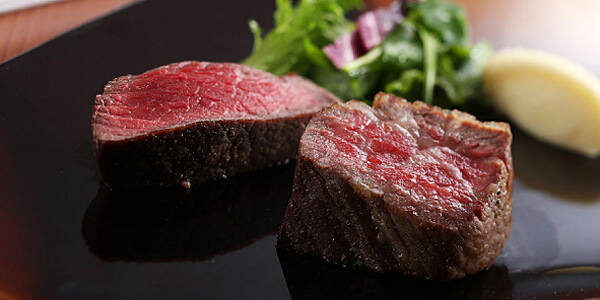 Ricca Tajima hamburg steak course menu sample
