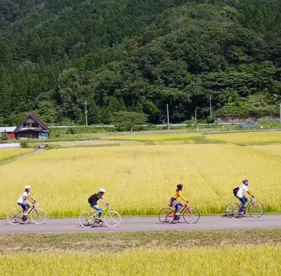 Cycling course bicylce rental in Kannabe near Kinosaki