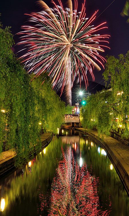 kinosaki summer festival fireworks