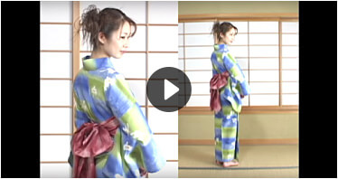 video on how to put on a yukata