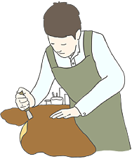 toyooka bag maker artisans illustration