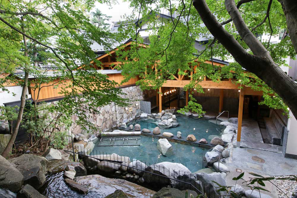Goshono yu bathhouse hot spring in Kinosaki Onsen