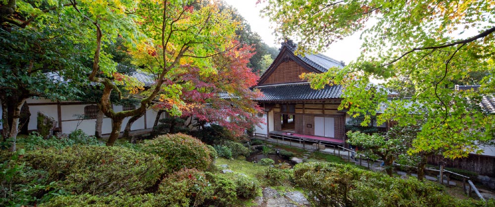 The Japanese garden of Sukyoji Temple