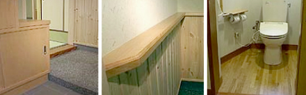 Western-Japanese hybrid room railings