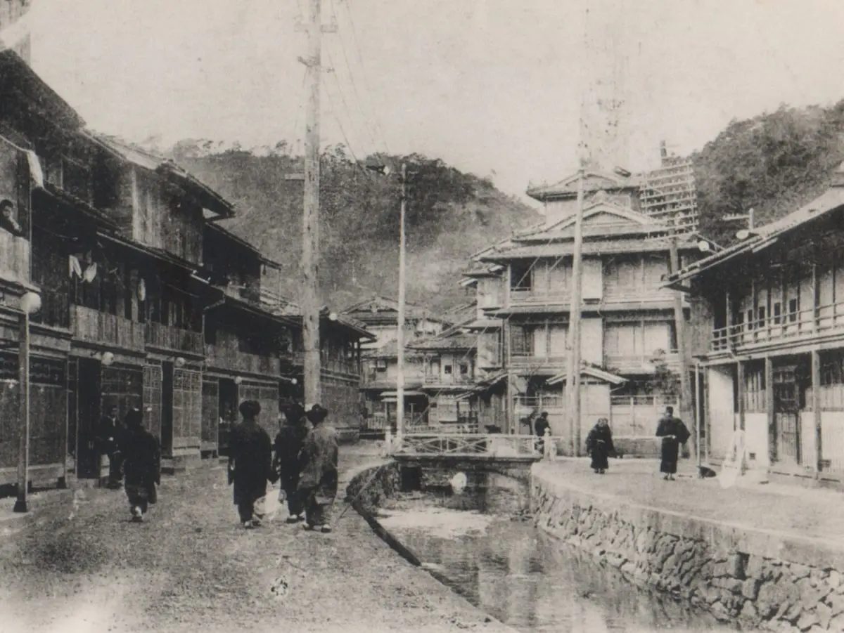 Kinosaki townscape before the earthquake